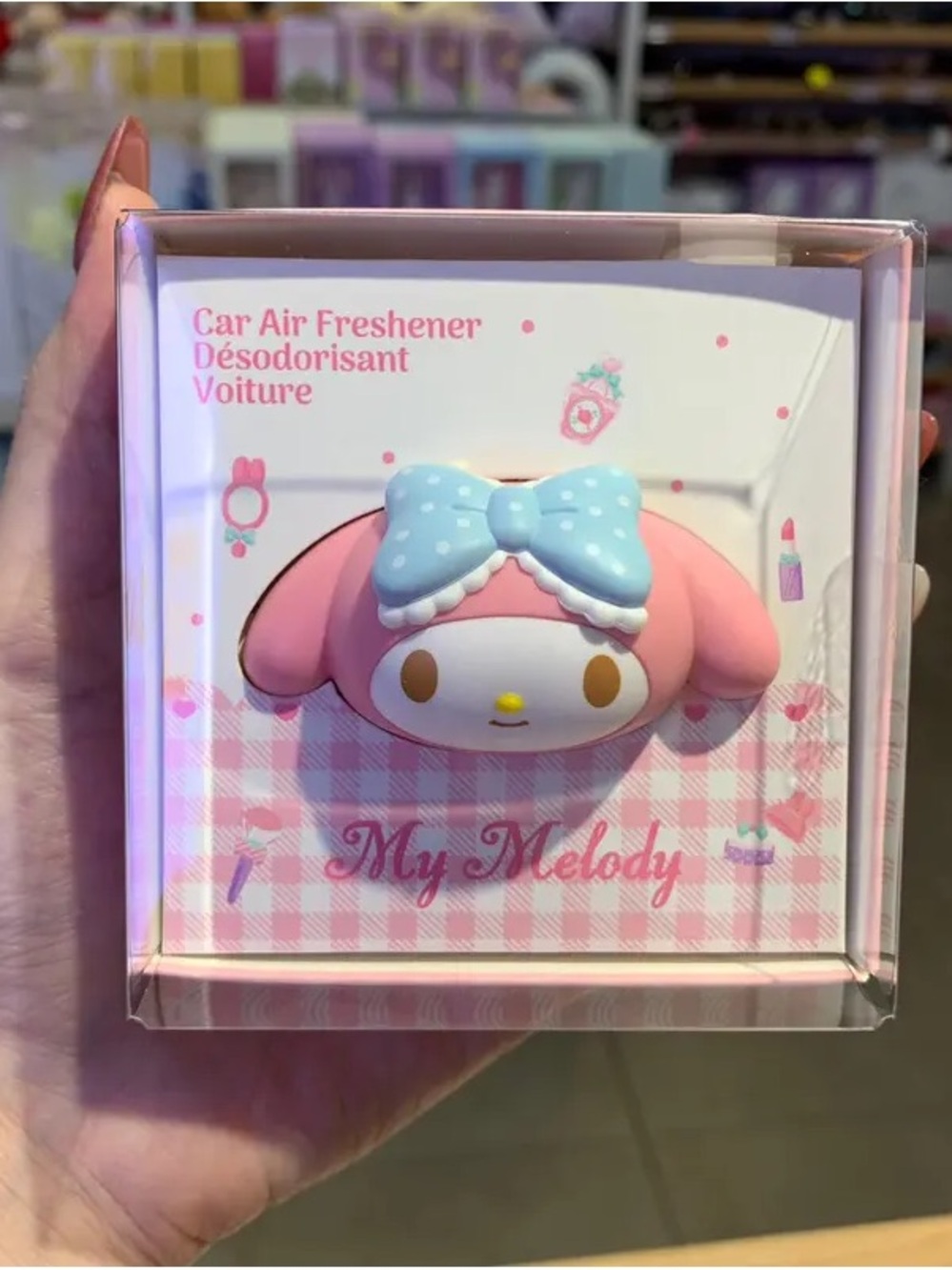 Sanrio My Melody Car Air Freshener and Air Vent Clip Decoration